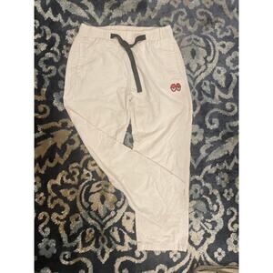 White Krooked Eyes Ripstop Pants Size 32